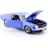Kép 2/3 - MotorMax Ford Mustang Boss 429 1970 Fém Kisautó (1:24) - Kék