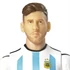 Kép 5/7 - Focista akciófigura, 20 cm - Argentina, Messi 10