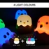Eggy & Friends Mystery Lights - Gyűjthető LED Meglepetés Figura (Blind Box) - 3 db -os csomag