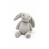 Plüss nyuszi 20 cm akasztóval- Szürke