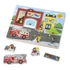 Kép 3/3 - M&D, Hangos Puzzle, Tűzoltóállomás
