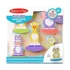Kép 1/3 - M&D, Fa Készségfejlesztő Játék, Óriás Puzzle, Hintázó Vadállatok