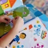 M&D, Kreatív Játék, Újrahasználható Matrica Készlet, Azúrkék Nyomok És Te, Azúrkék Kedvenc Helyei