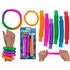 Fidget Pop hajlítható csövek, 13 cm, 3 db-os csomag, kétféle