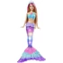 Kép 1/4 - Mattel Barbie tündöklő szivárványsellő baba (HDJ35/HDJ36)