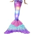 Kép 3/4 - Mattel Barbie tündöklő szivárványsellő baba (HDJ35/HDJ36)