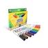 Kép 1/3 - Crayola: Lemosható, tompahegyű filctoll készlet - 12 db-os (58-8340)