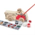 Melissa & Doug fa készségfejlesztő játék, Mancs őrjárat kifesthető fa járművek