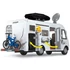 Dickie Toys Hymer Camping Van lakóautó kiegészítőkkel 30cm (203837021)