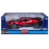 Kép 7/7 - Bburago TOP Bugatti Divo piros fém autó 1:18