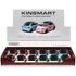 Kinsmart Fiat 500e Livery Edition fém autó nyitható ajtókkal 1:28 (többféle)