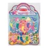 Melissa & Doug Kreatív játék, Pufi matrica készlet, hableány
