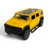 Fém autó, hátrahúzós, ajtónyitós, jeep, Hummer szerû, 3 szín, 11 cm, 12/disp.