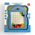 Mágneses tábla, Pöttykirakó, + kieg., 4 féle, 18x20 cm dob.