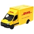 Diecast Mercedes-Benz Sprinter DHL Edition fém autó nyitható ajtókkal 1:48 (többféle)