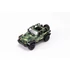 Diecast Jeep Wrangler Camo Edition 2018 (nyitott tetős) fém autó nyitható ajtókkal 1:34 (többféle)