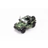 Diecast Jeep Wrangler Camo Edition 2018 (nyitott tetős) fém autó nyitható ajtókkal 1:34 (többféle)