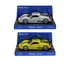 Autó, 'Porsche', el., vil., 2 szín, 32x14 cm (2 féle csom.) hátfalas plf. és dob. gombel.