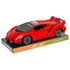 Autó, lend., 2 szín, 25 cm, Lamborghini Szerû, 27x11 cm plf.