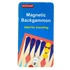 Backgammon, mágneses, társasjáték, 10x19 cm fém dobozban