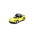 Kinsmart Porsche 911 Rally With Roof Rack fém autó nyitható ajtókkal  1:48- Többféle