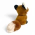 Plüss róka, ülõ, 21 cm
