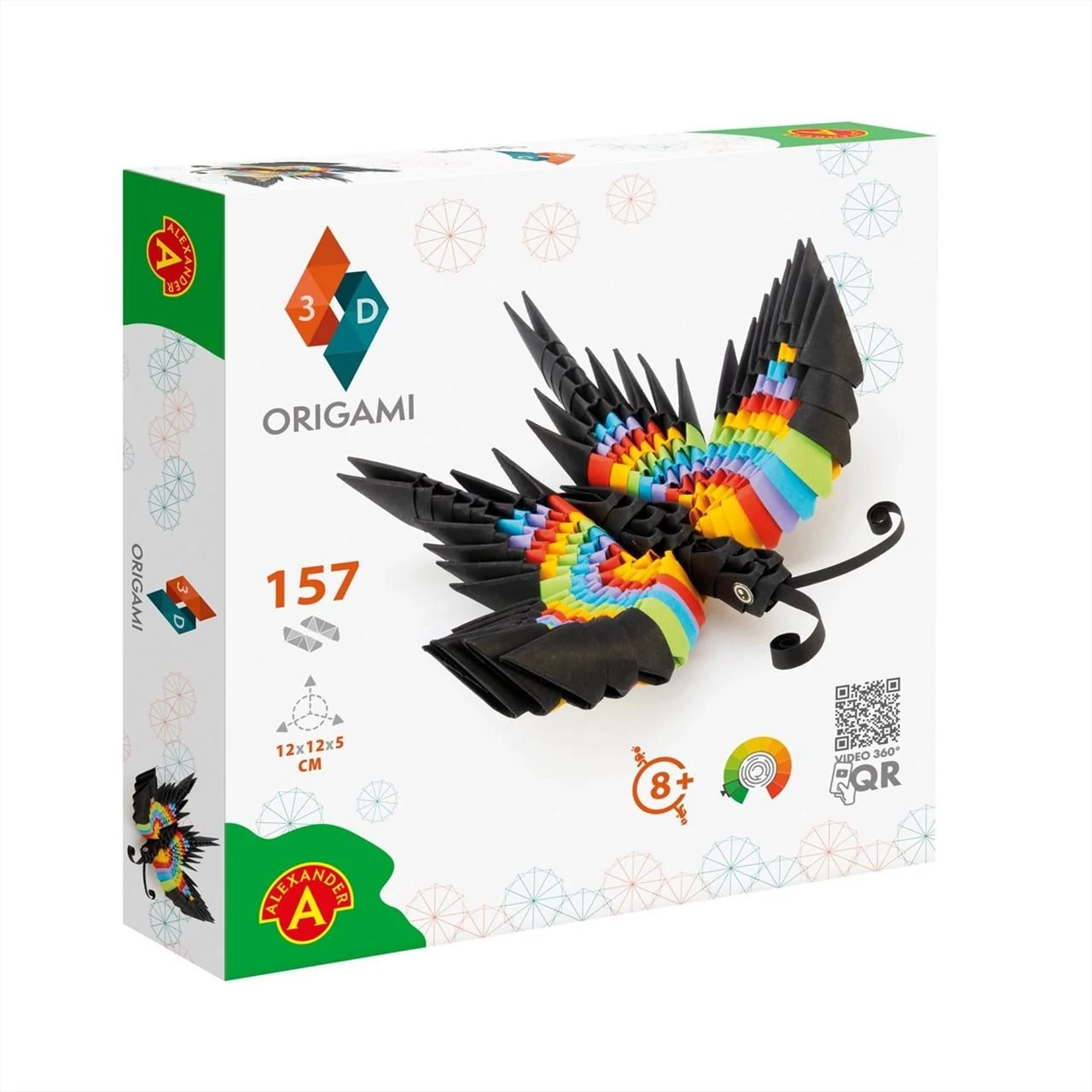 Origami 3D Pillangó