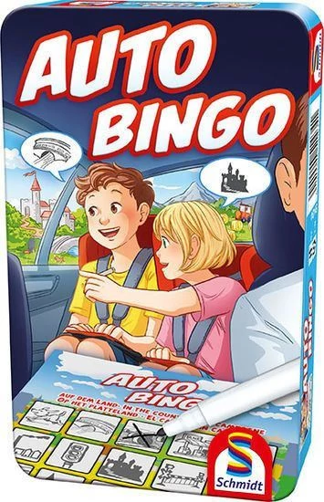 Schmidt Auto-Bingo angol nyelvű társasjáték (18926-184)
