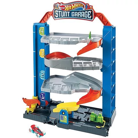 Mattel Hot Wheels: Kaszkadőrgarázs pályaszett kisautóval (GNL70)