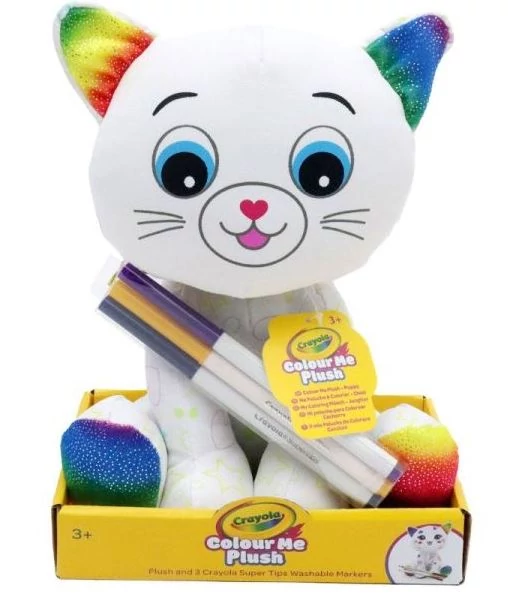 Crayola Kiszínezhető plüss cica (220305)