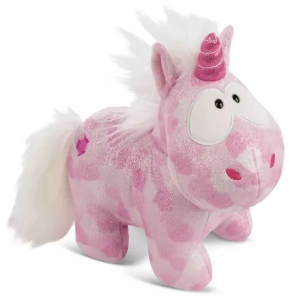Nici: Pink Diamond álló unikornis plüssfigura - 22 cm (47633)