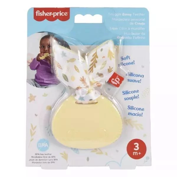 Mattel Fisher-Price: Sensimals babapajti - Nyuszi rágóka (233606)