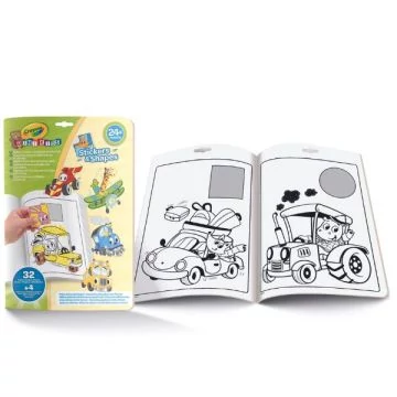 Crayola Mini Kids: Matricás foglalkoztató - Járgányok (25-6938)