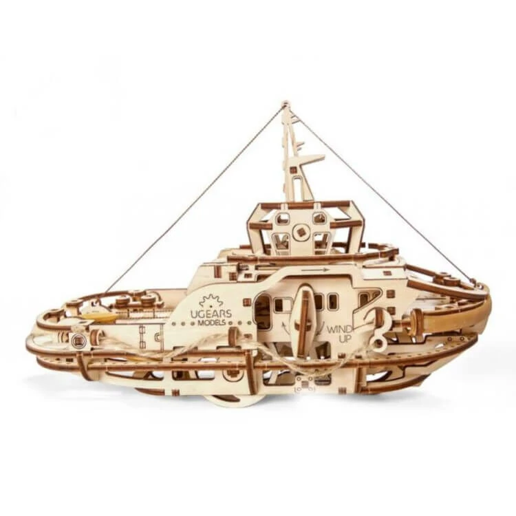 UGEARS - Vontatóhajó (mechanikus 3D modell)