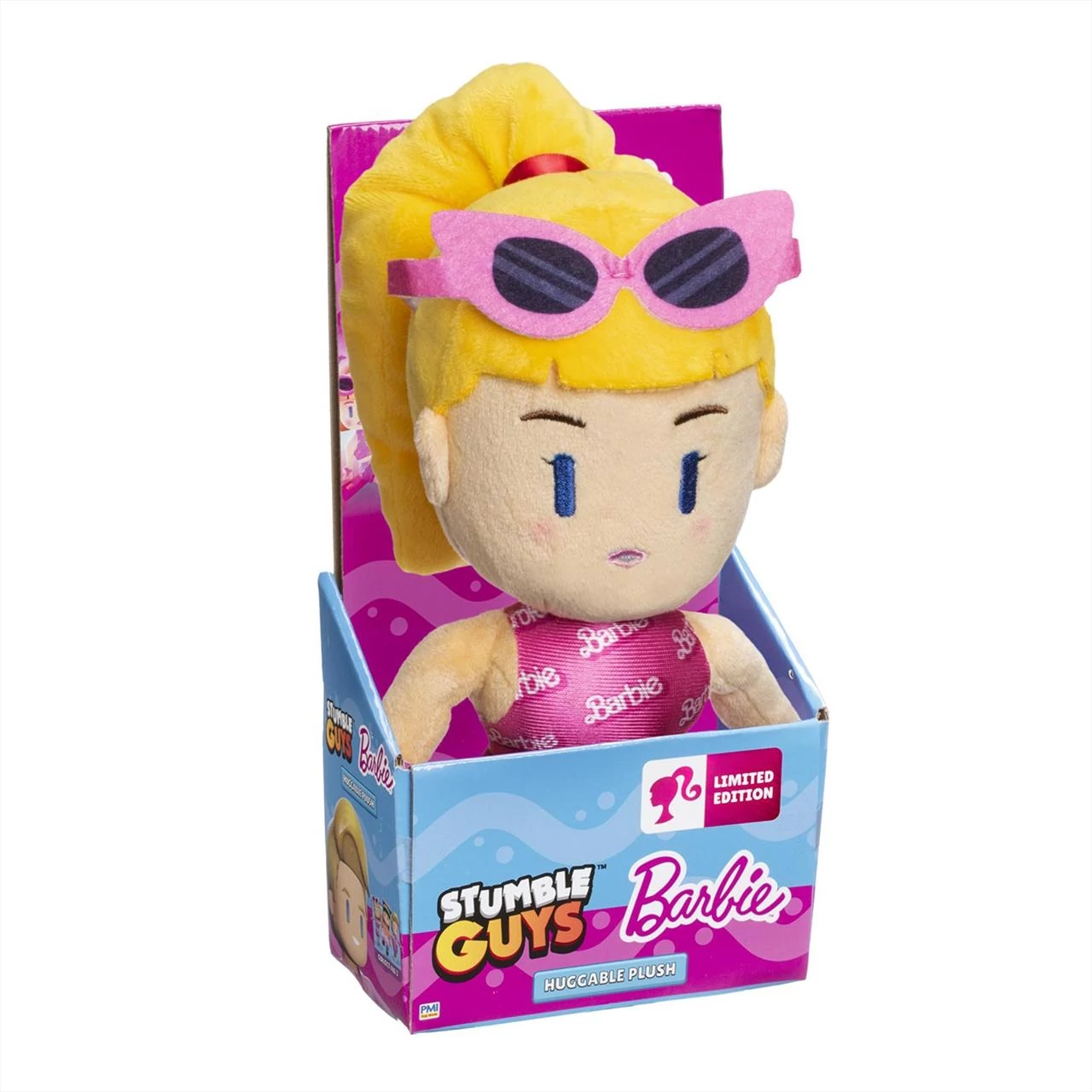 Stumble Guys x Barbie ölelhető plüss figura, 30 cm - 4 féle