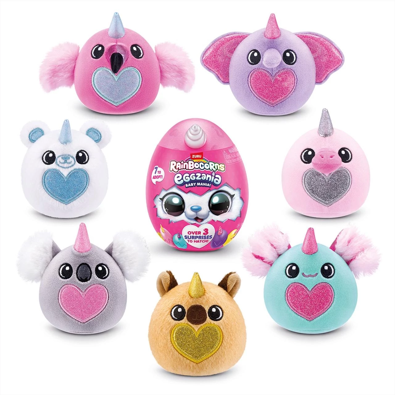 Rainbocorns Baby Eggzania meglepetés tojás, 1. sorozat