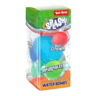 Splash újrafelhasználható vízibomba 3 db