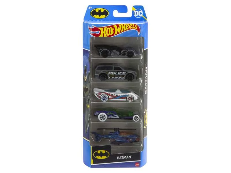 Hot Wheels Batman szett 5db-os