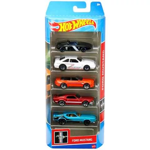 Hot Wheels Ford Mustang szett 5db-os