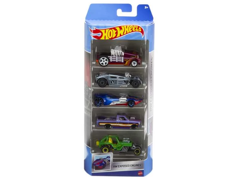 Hot Wheels HW Exposed Engines szett 5db-os