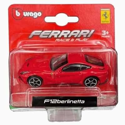 Bburago Race and Play Ferrari F12 berlinetta fém autó 1:64