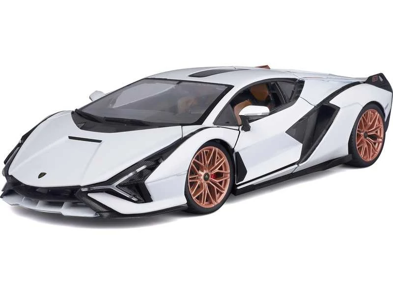 Bburago TOP Lamborghini Sián FKP 37 piros fém autó 1:18