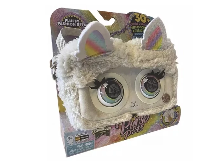 Purse Pets Glamicorn Fluffy - Cattitude interaktív táska