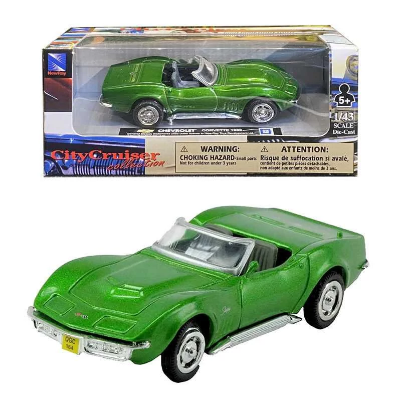 CityCruiser 1969 Chevrolet Corvette fém autó 1:43