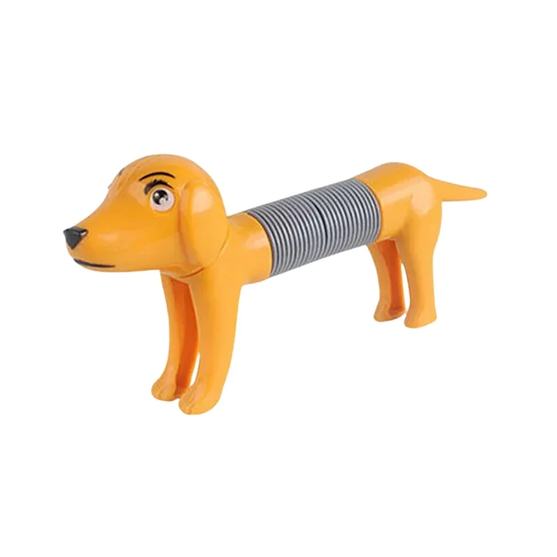 Rugós kutya figura világosbarna