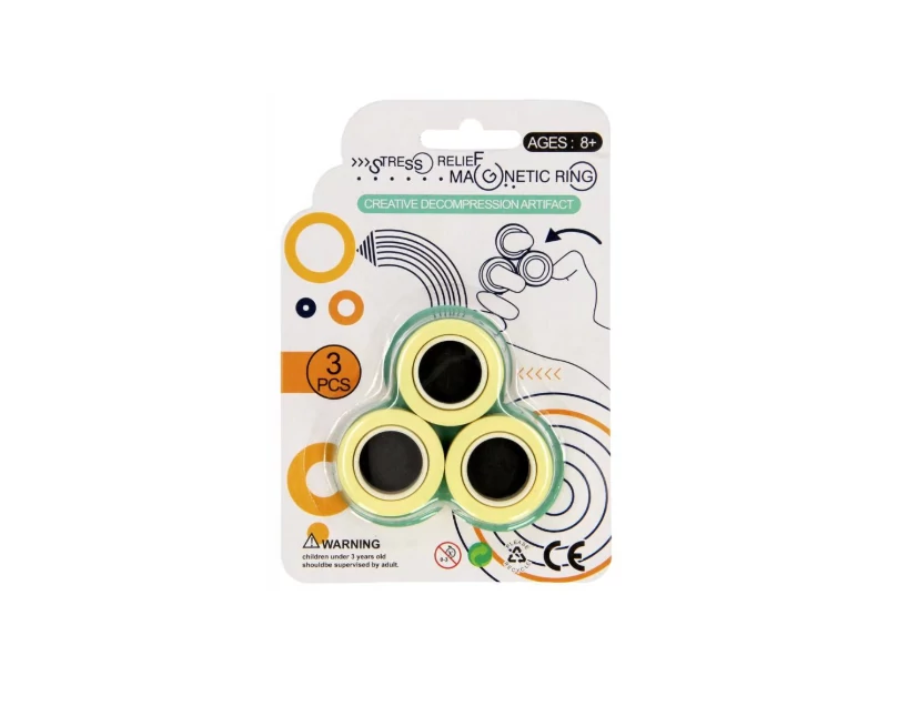 Magnetic Freestyle mágneses gyűrű 3db-os