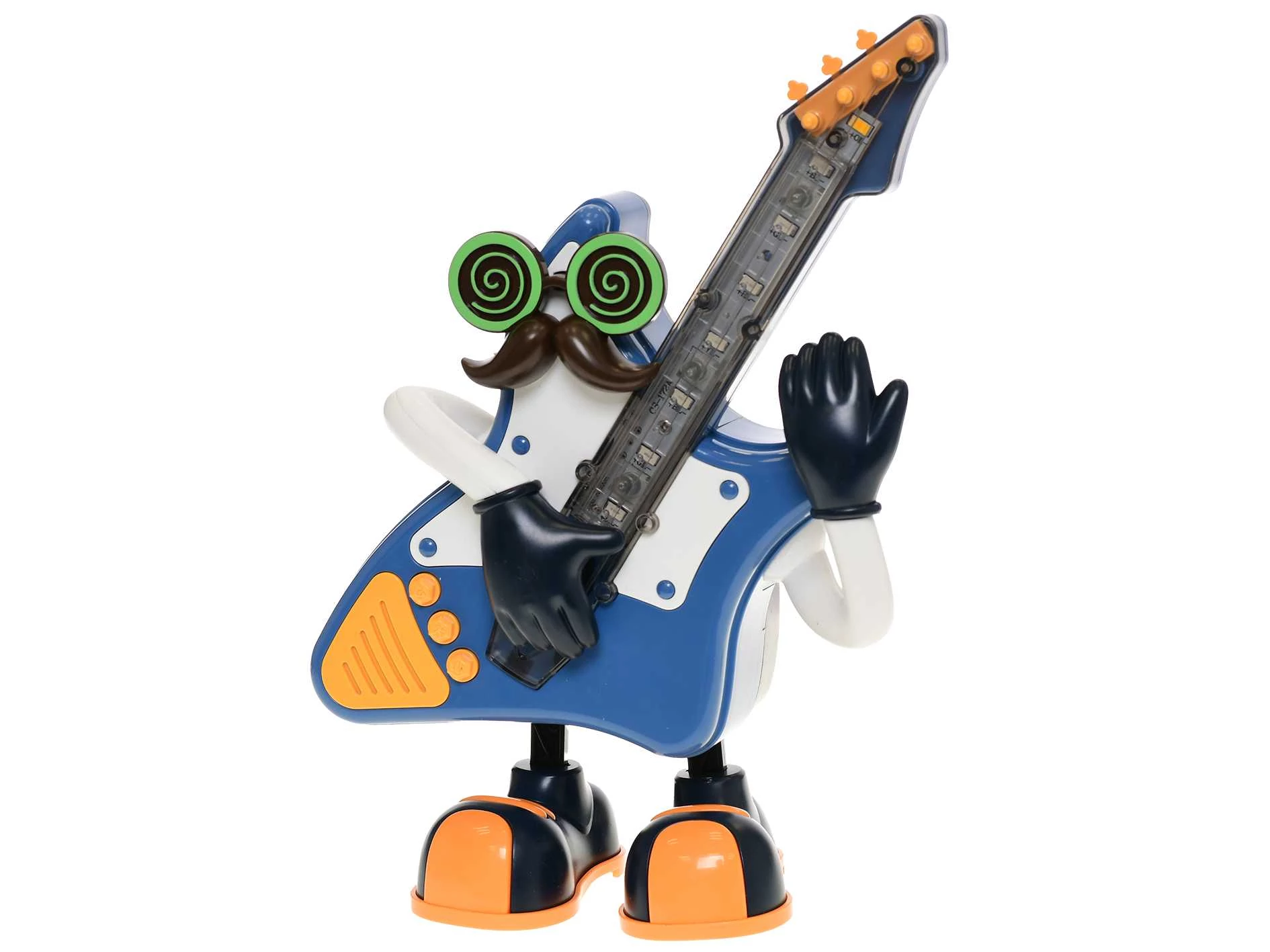 Mr. Rock táncoló gitár műanyag fénnyel és hanggal 25cm