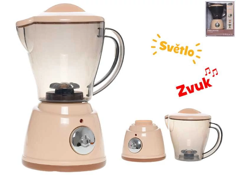 Műanyag turmixgép fénnyel és hanggal 21cm
