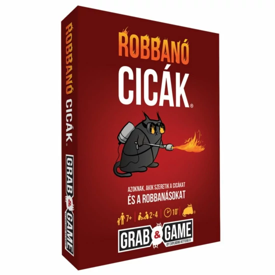 Robbanó cicák, mini - Parti Társasjáték
