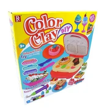 Manyuk Toys Süteményes gyurmaszett gofrisütővel (736B-1)